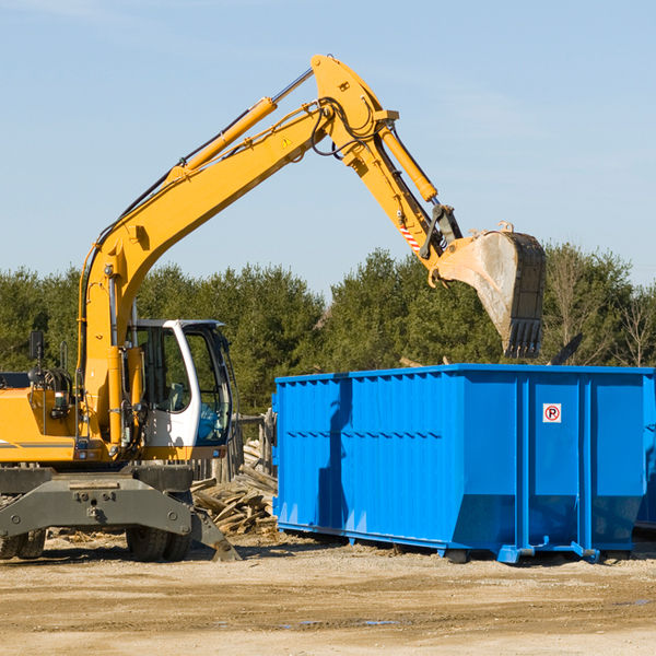 can i choose the location where the residential dumpster will be placed in Lasara Texas